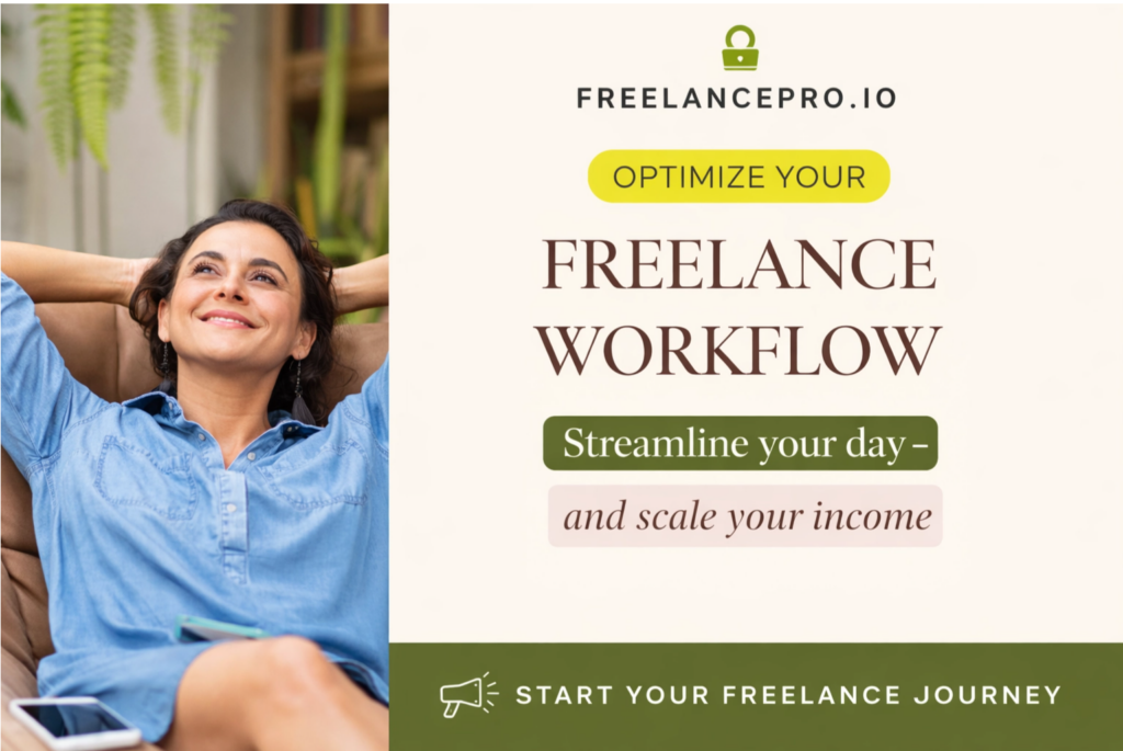 High-performance freelance workflow setup to streamline your day and scale your income
